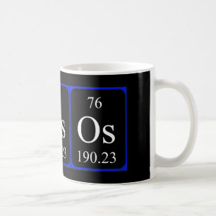 Tasse de l'élément 76 - osmium