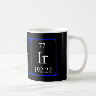 Tasse de l'élément 77 - iridium