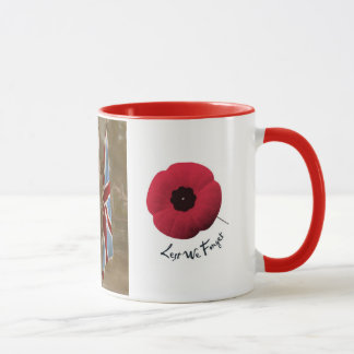 Tasse de l'hommage WW1. Nous nous rappellerons les