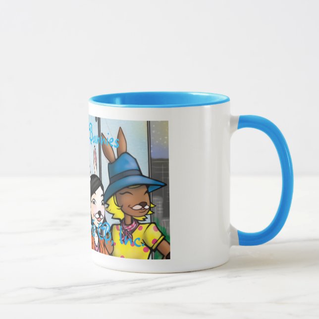Tasse de licorne de 3 lapins de chocolat (Droite)