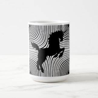Tasse de licorne de coupe de papier