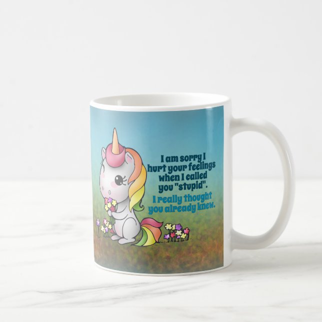 Tasse de licorne de Snarky (Droite)