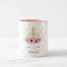 Tasse de licorne, tasse de licorne de parties