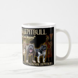 Tasse de ligne de Pitbull de 808 bleus