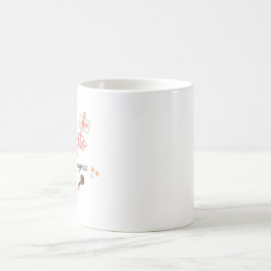 Tasse de l'infirmière latina Cafecito en main Mira