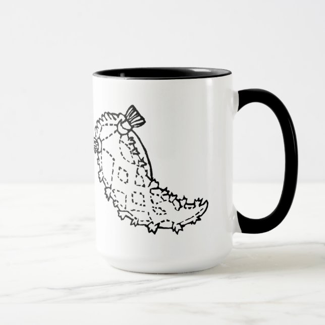 Tasse de lingot d'impression de nudibranch de (Droite)