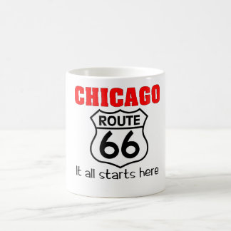 Tasse de l'itinéraire 66 de Chicago
