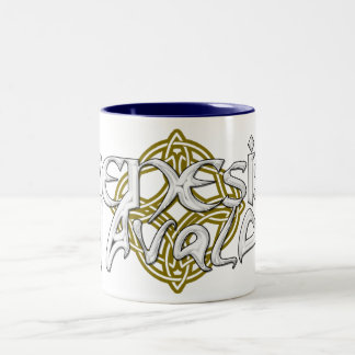 Tasse de logo d'Avalon de genèse