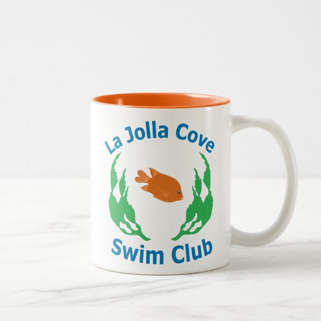 Tasse de logo de club de Swlm de crique de La (Droit)