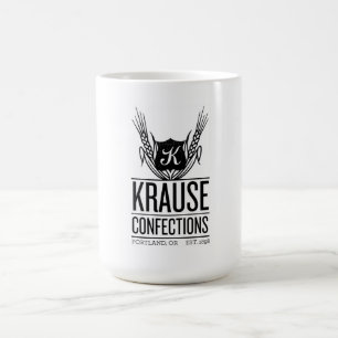 Tasse de logo de confections de Krause