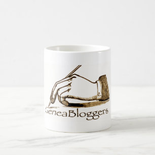 Tasse de logo de GeneaBloggers