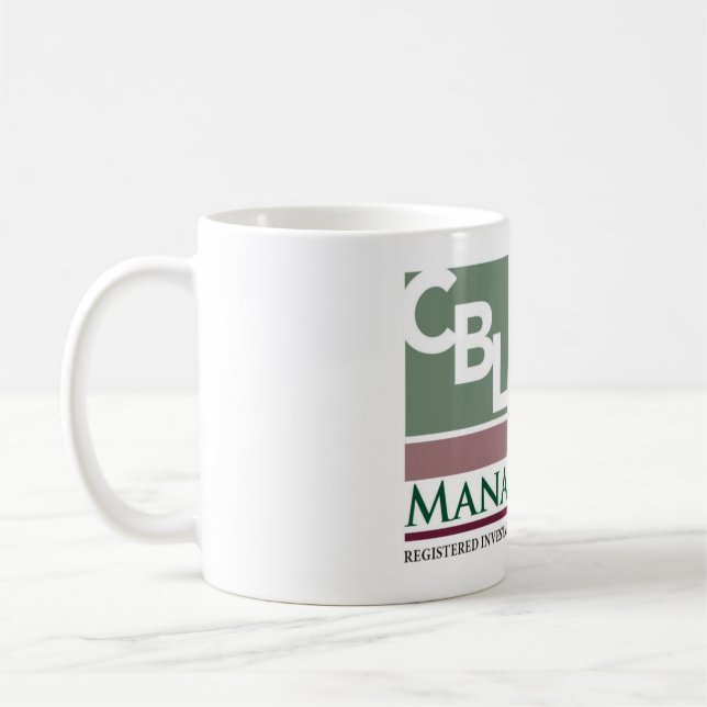 Tasse de logo de gestion de richesse de CBL (Gauche)