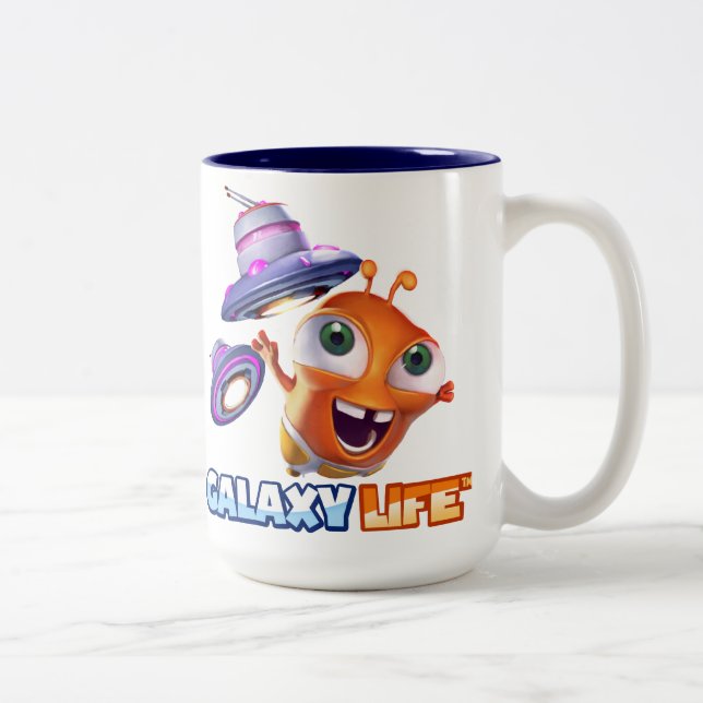 Tasse de logo de la vie de galaxie (Droit)