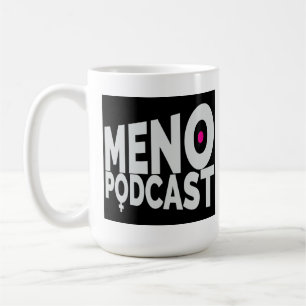 Tasse de logo de Menopodcast - 15 onces