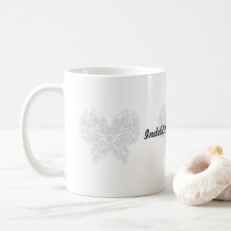 Tasse de logo de papillons d'IPC trois