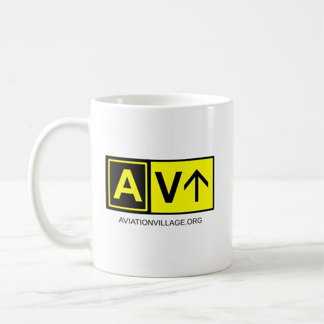 Tasse de logo de piste de roulement de village (Gauche)