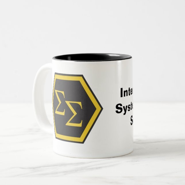 Tasse de logo d'ISS (Devant gauche)
