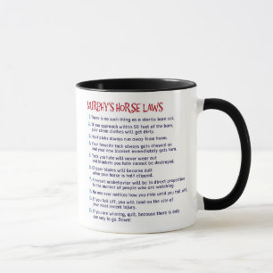 Tasse de loi du cheval de Murphy
