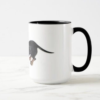 tasse de long chien de dachshund '