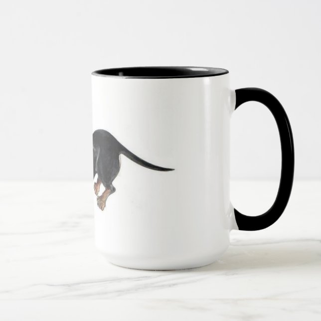 tasse de long chien de dachshund ' (Droite)