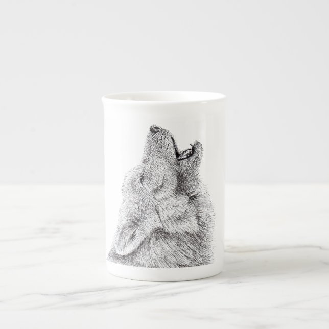 Tasse de loup d'hurlement (Devant)