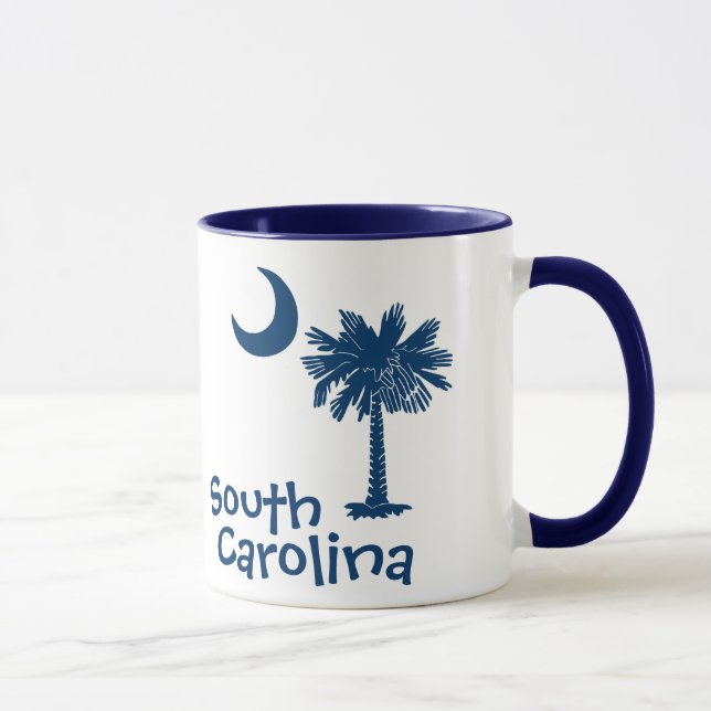 Tasse de lune de Palmetto de la Caroline du Sud (Droite)