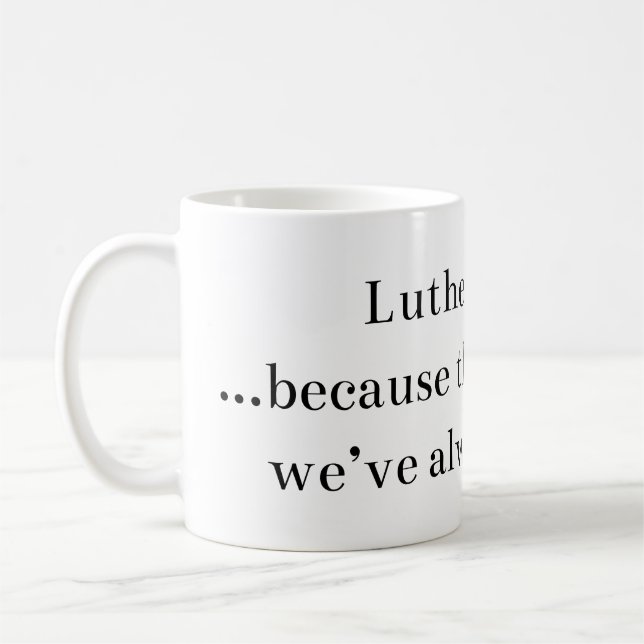 Tasse de Lutheranism (Gauche)