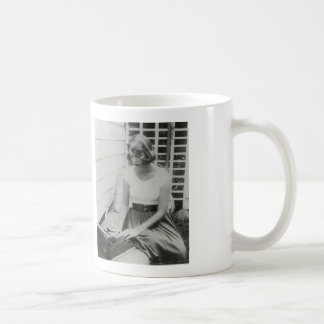 Tasse de machine à écrire de Sylvia Plath