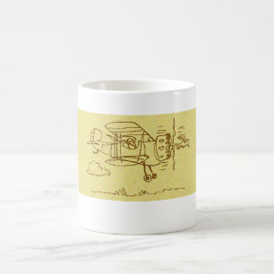 Tasse de machine de vol