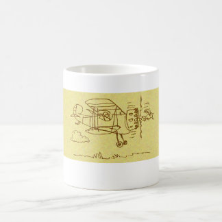 Tasse de machine de vol