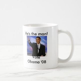 Tasse de magie d'Obama '08 de vote