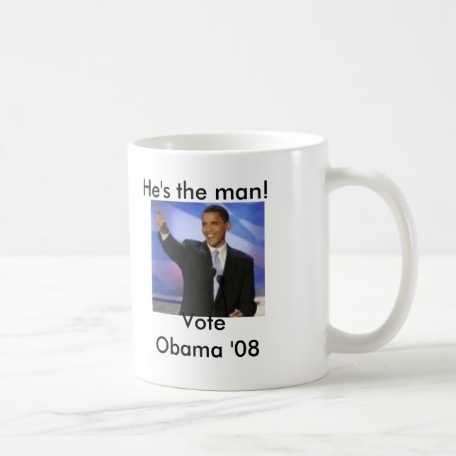 Tasse de magie d'Obama '08 de vote (Droite)