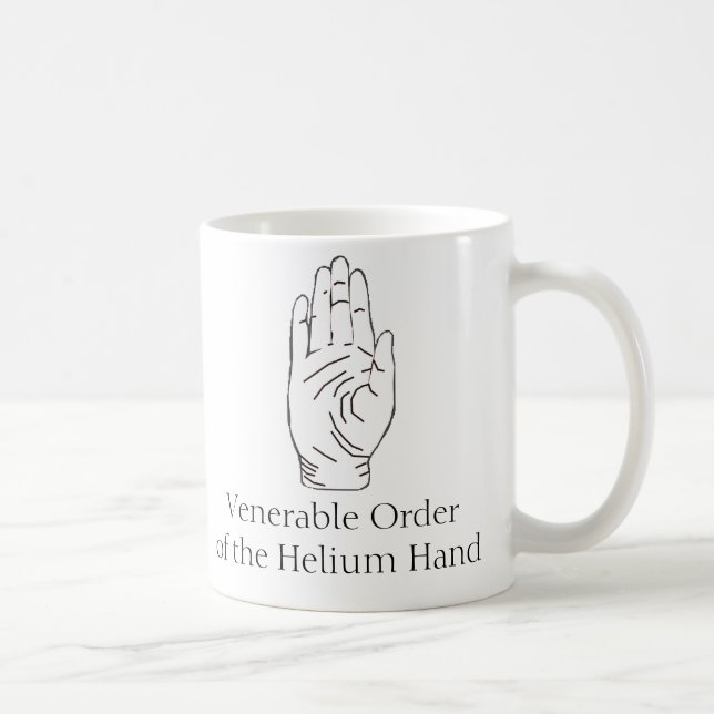Tasse de main d'hélium (Droite)