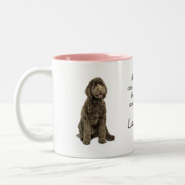 Tasse de maman de Labradoodle (Gauche)