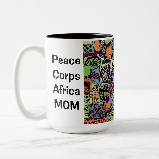 Tasse de maman de l'Afrique de corps de paix (Gauche)