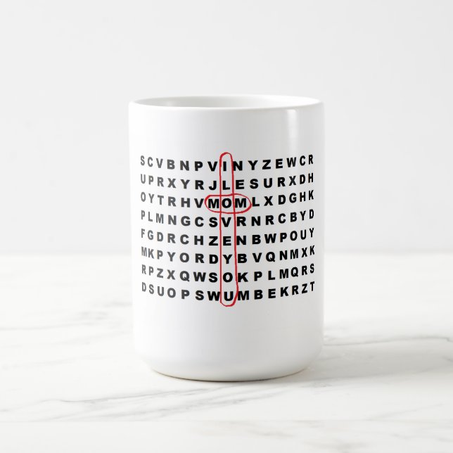 Tasse "de maman de Wordsearch" (Centre)