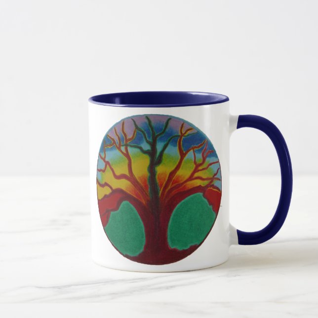 TASSE DE MANDALA D'ARBRE (Droite)