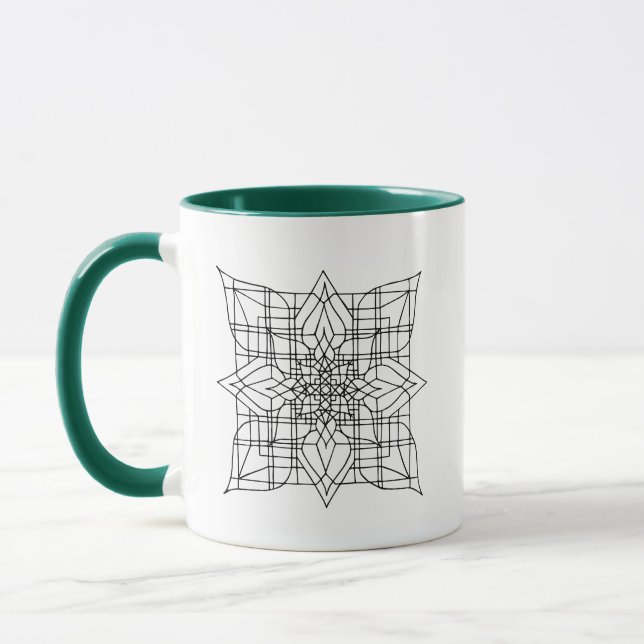 Tasse de mandala de Vierge (Gauche)