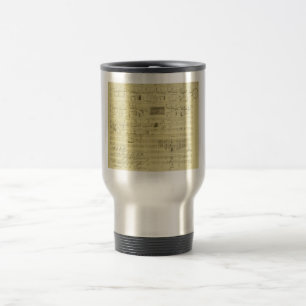 Tasse de manuscrit de Frederic Chopin