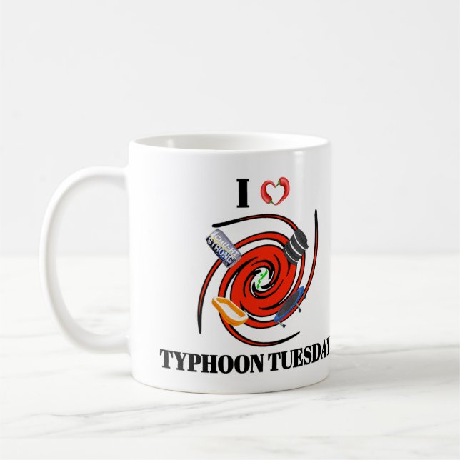 Tasse de mardi d'ouragan du ♡ I (Gauche)