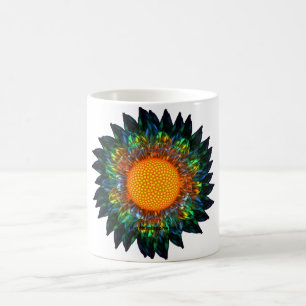 Tasse de marguerite de rayon de soleil