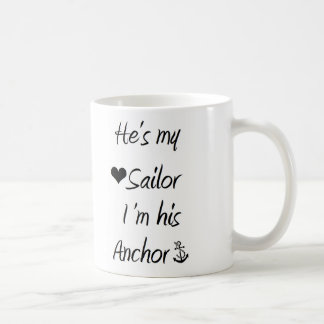 Tasse de marin et d'Ancre