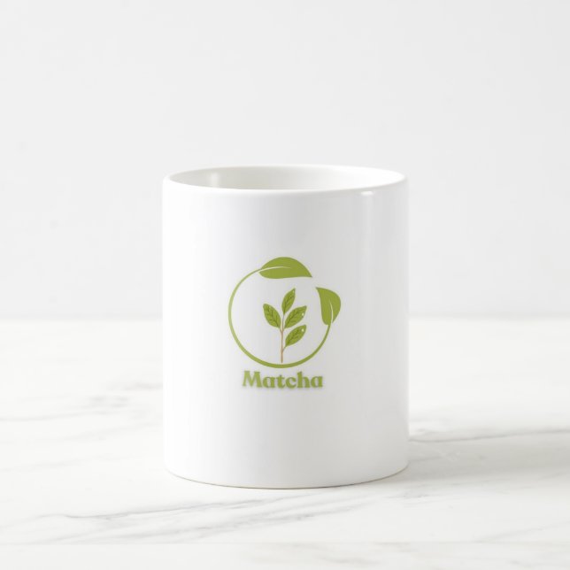 Tasse de matcha vert sain (Centre)