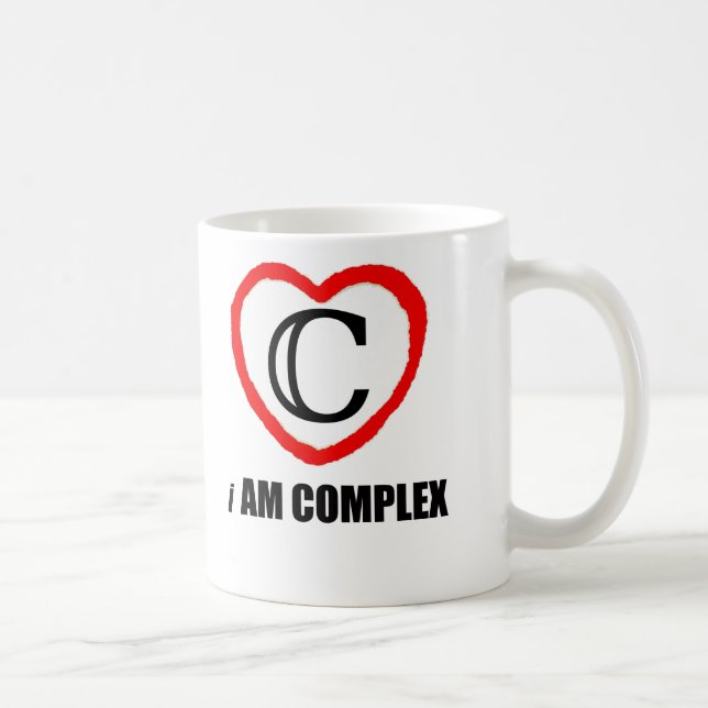 Tasse de maths pour des professeurs - complexe - (Droite)
