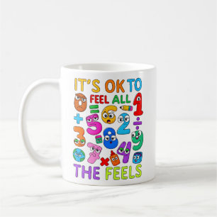 Tasse de maths pour ressentir tous les sentiments