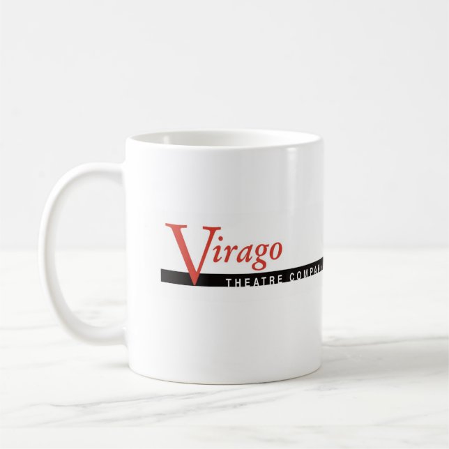 Tasse de mégère - blanc de 11 onces (Gauche)