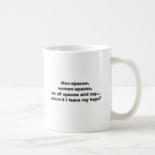 Tasse de ménopause, humour de femmes de Moyen Âg