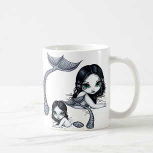 Tasse de mère et "d'enfant de sirène"