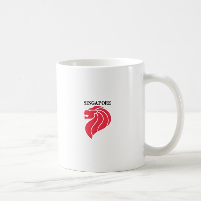 tasse de merlion de Singapour (Droite)