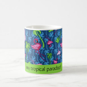 Tasse de message Paradis Tropical
